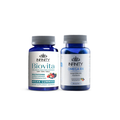 OMEGA RX PLUS 60 GUMMIES+BIOVITA ADVANCE 30 GUMMIES 1+1 OFF